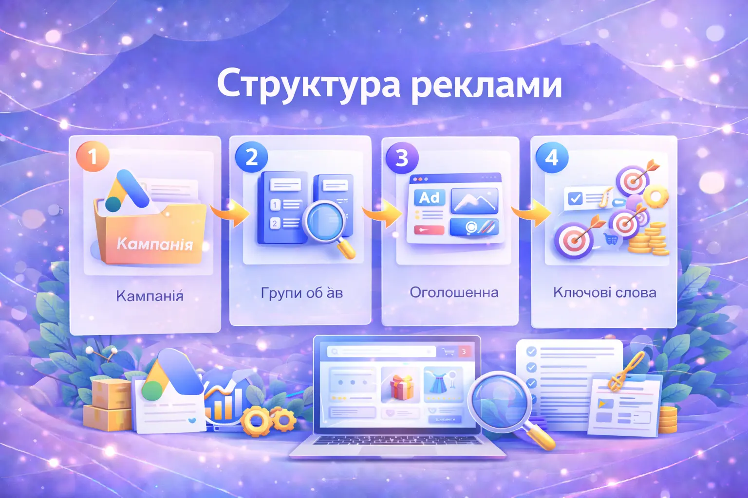 Налаштування реклами Google Ads
