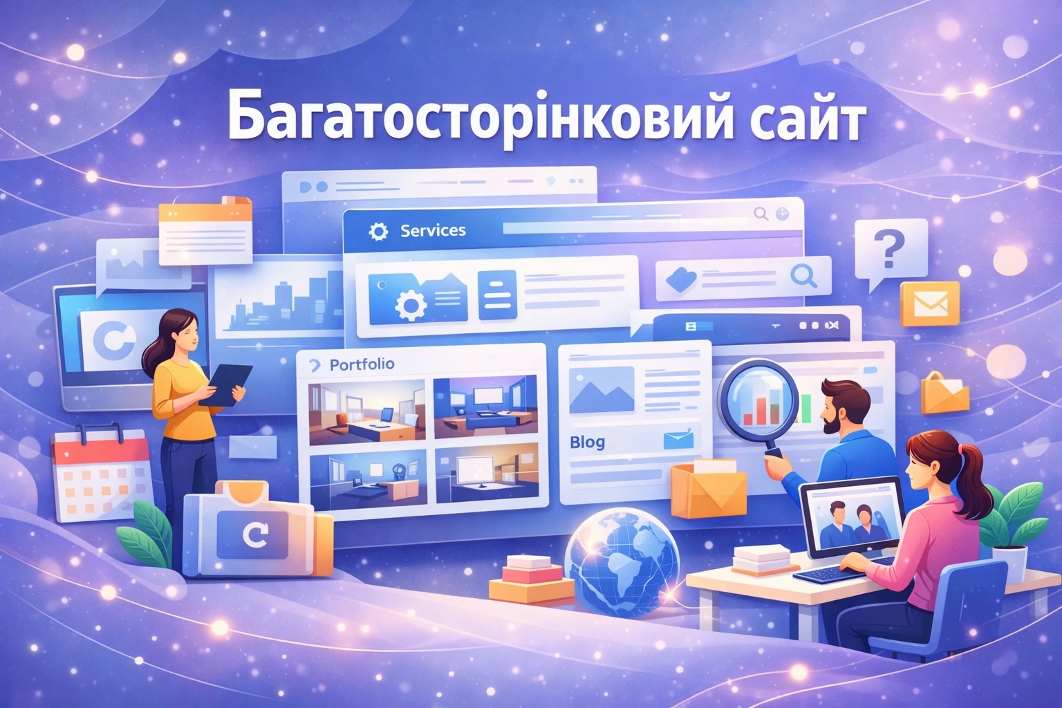 Багатосторінковий сайт для компанії