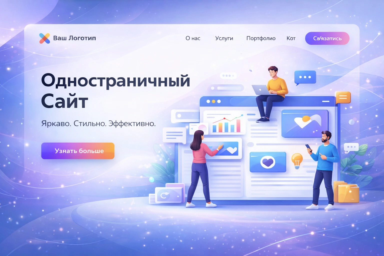 Одностраничный сайт для бизнеса