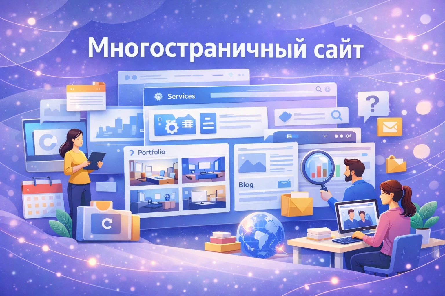 Многостраничный сайт для компании